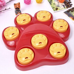 interactive rubber puzzle feeder toy