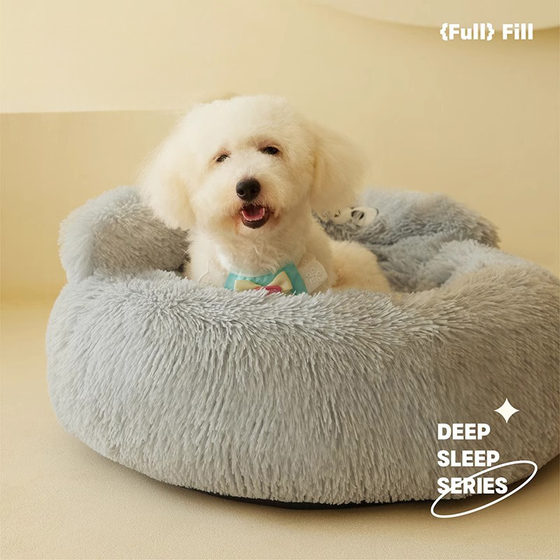 Fluffy Monster Mand voor Honden & Katten – Groen, Paars & Grijs - Afbeelding 4