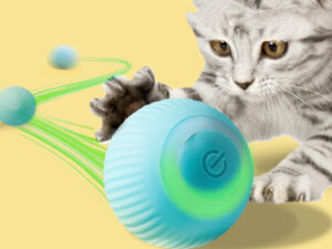 Interactieve LED Speelbal voor Katten – Automatisch Rollend & Oplaadbaar
